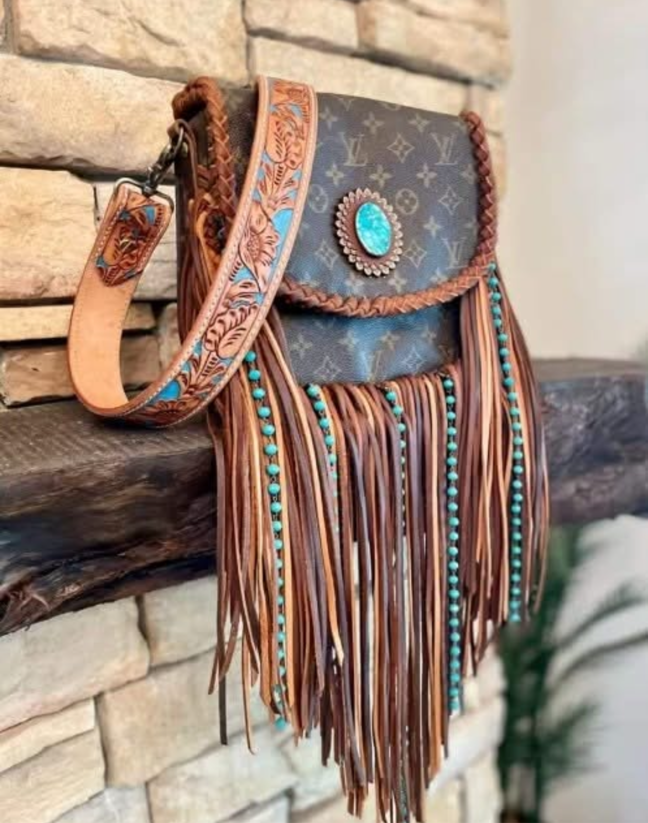 Inspired Western Louis Vuitton purse