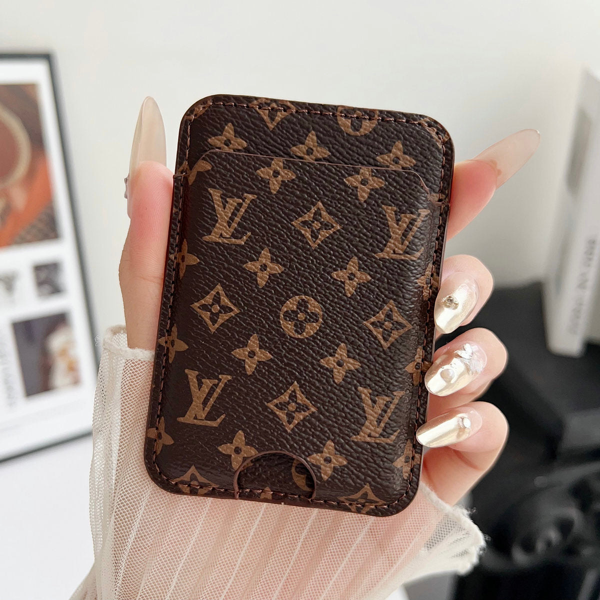 Card phone holder