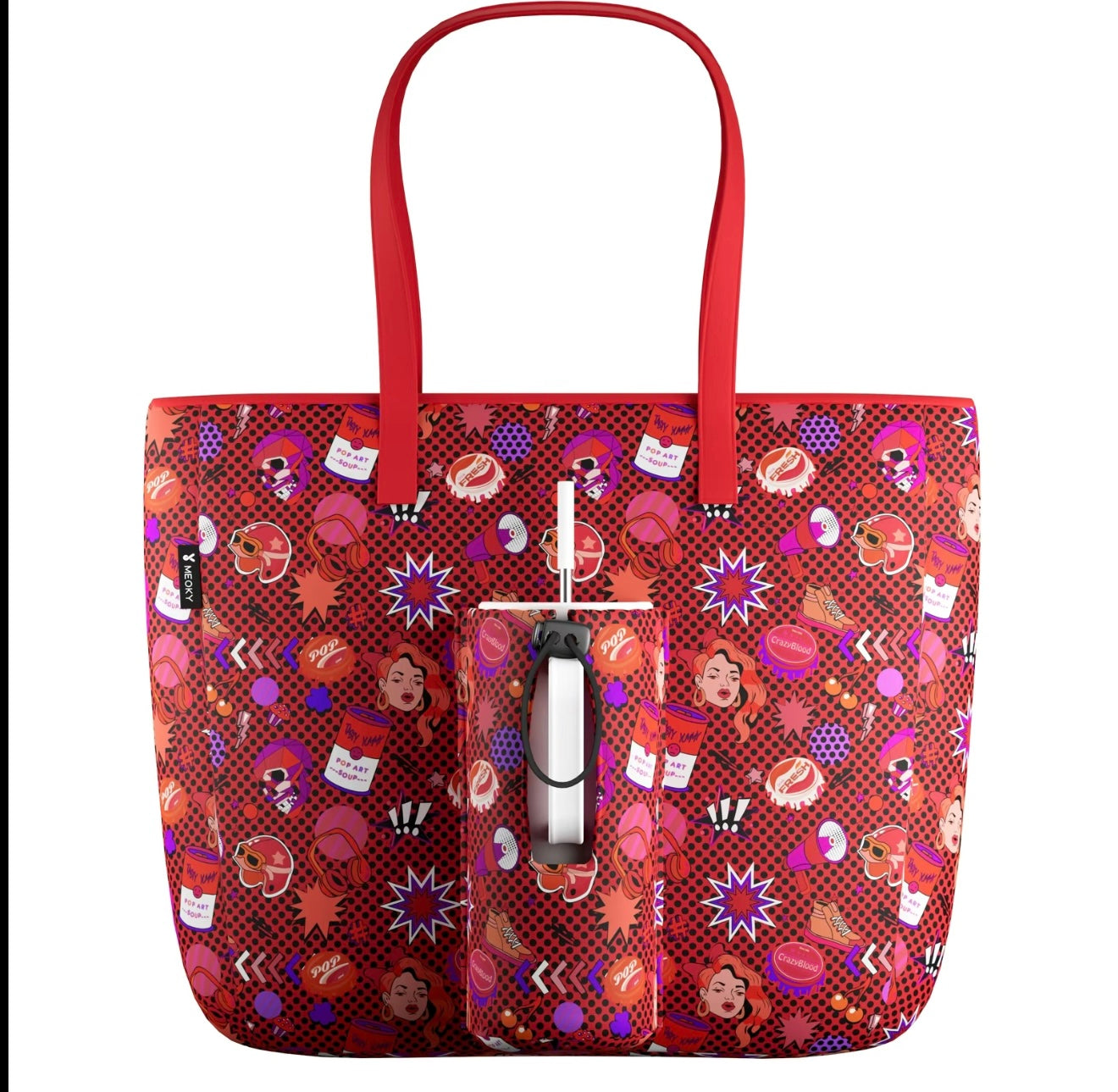 Causal bag with Cup holder