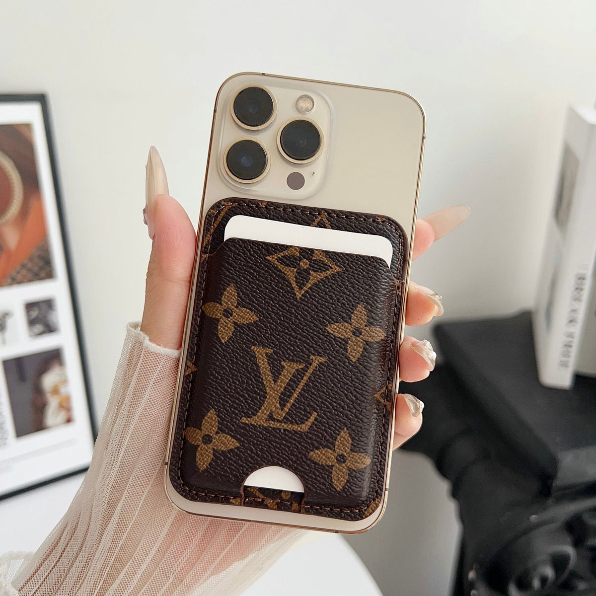 Card phone holder