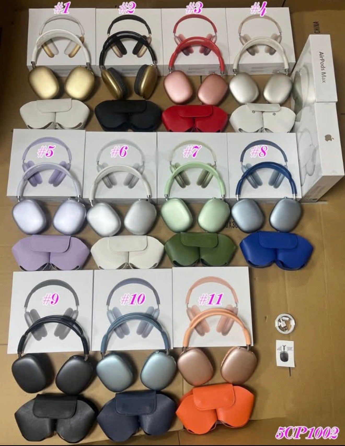 The Apple headphones