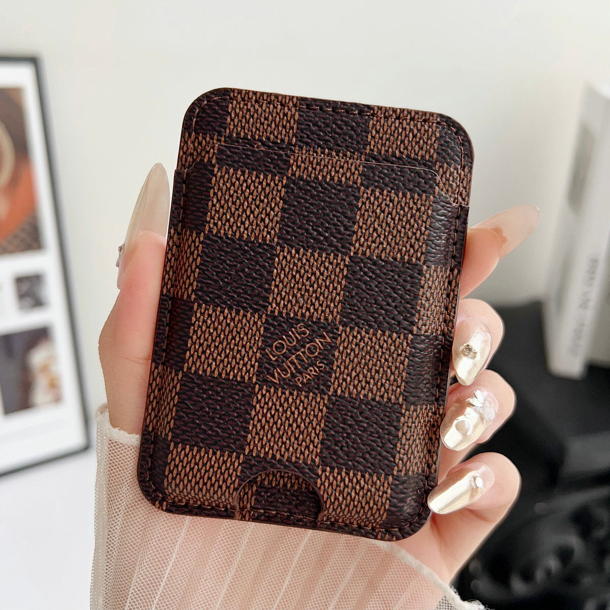 Card phone holder