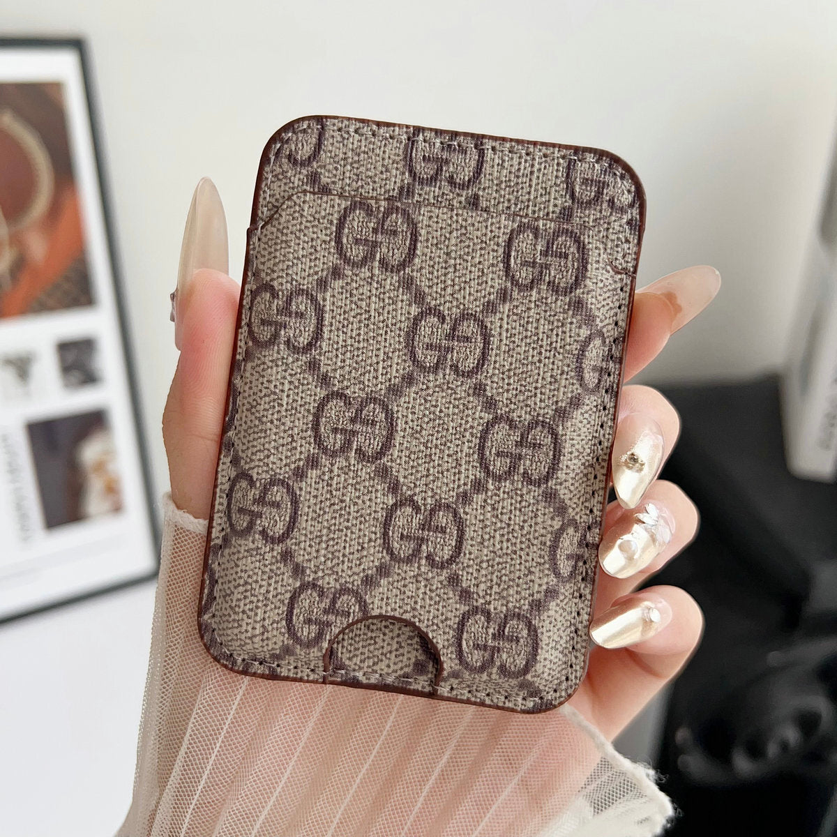 Card phone holder