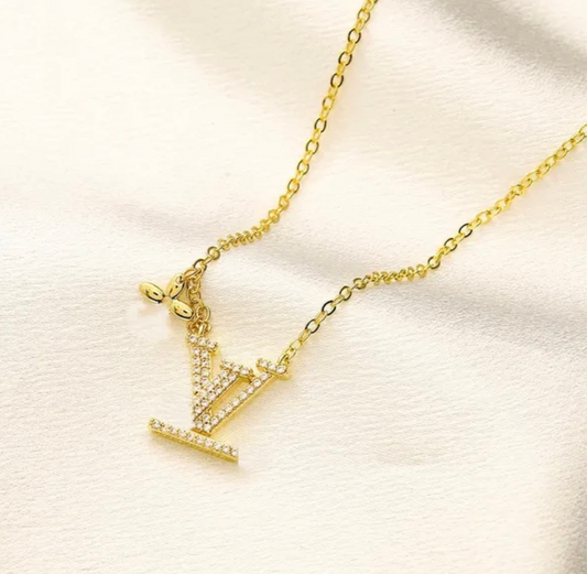 Inspired Louis Vuitton necklace