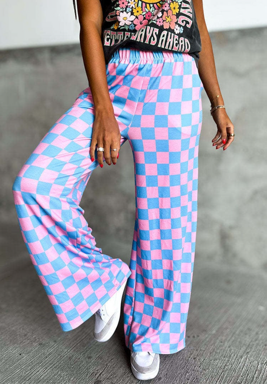 The checkered pants