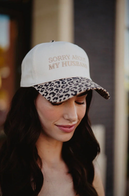 Sorry about my husband