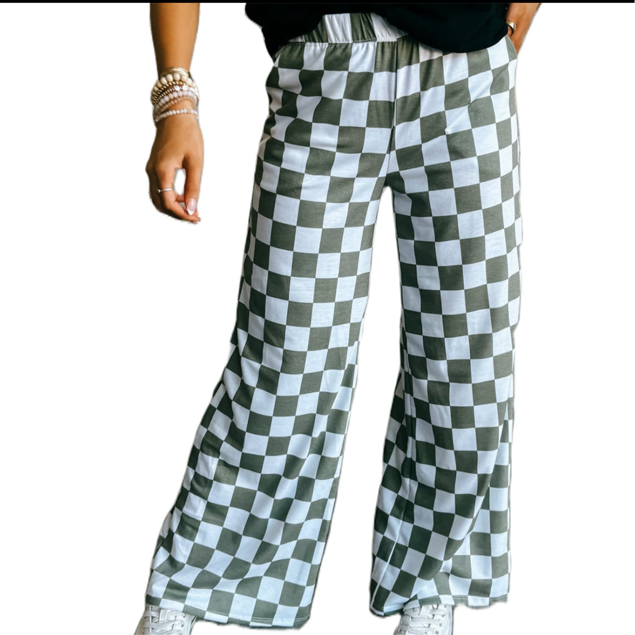 The checkered pants