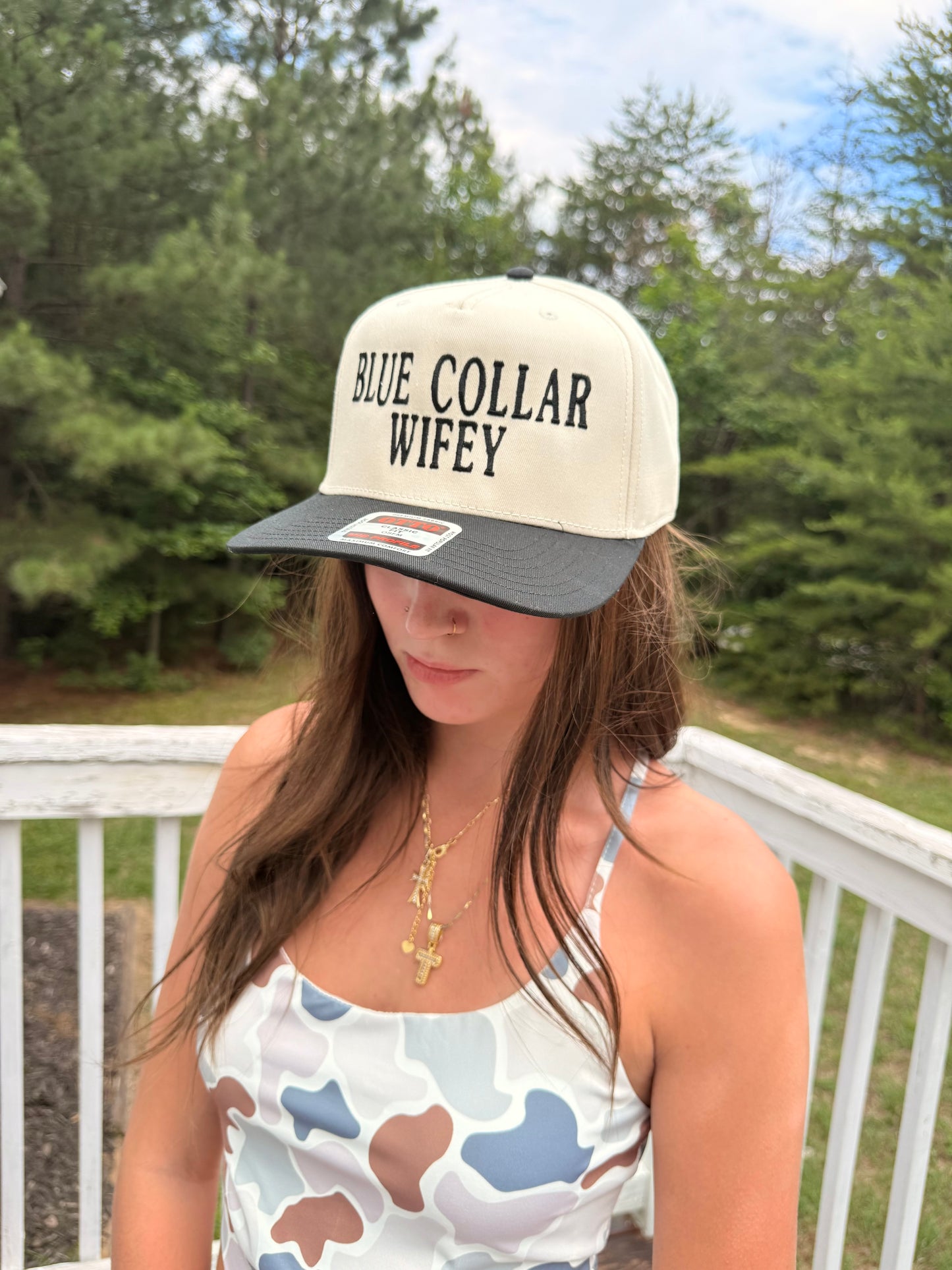Blue Collar Wifey Hat