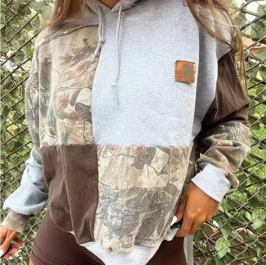 The camo hoodie