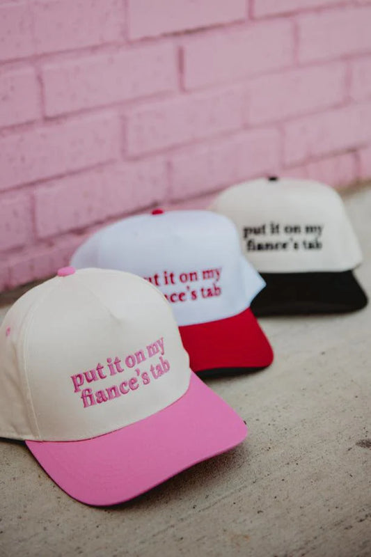 Put it on my husband tab trucker hat