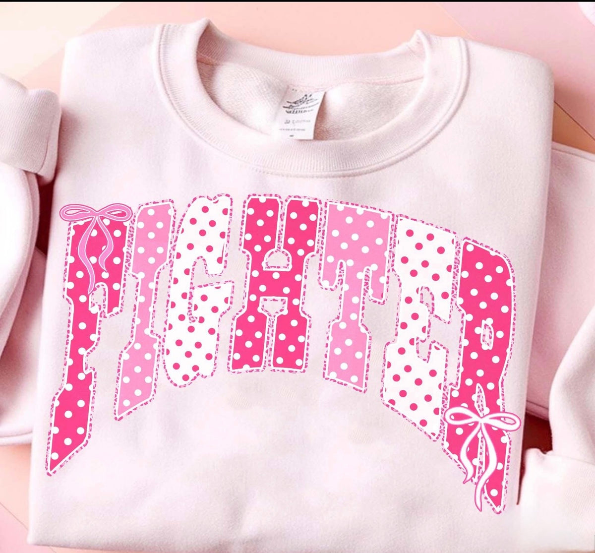 Fighter Pink Crewneck
