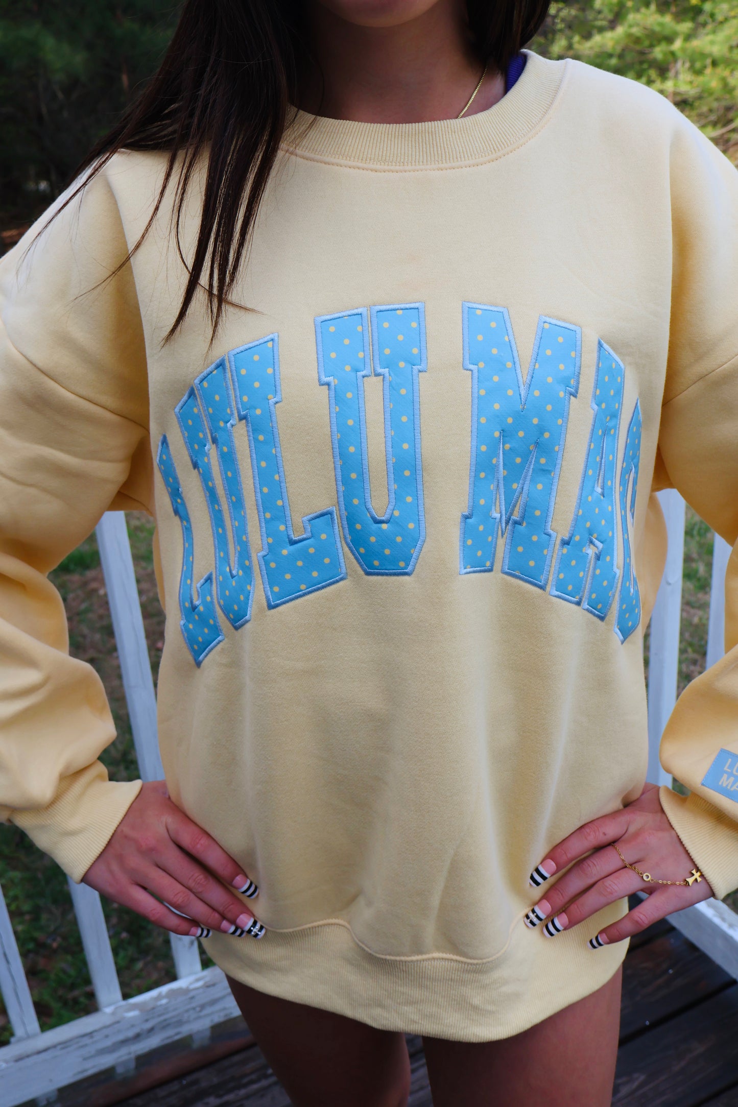 Yellow Polkadot Sweatshirt