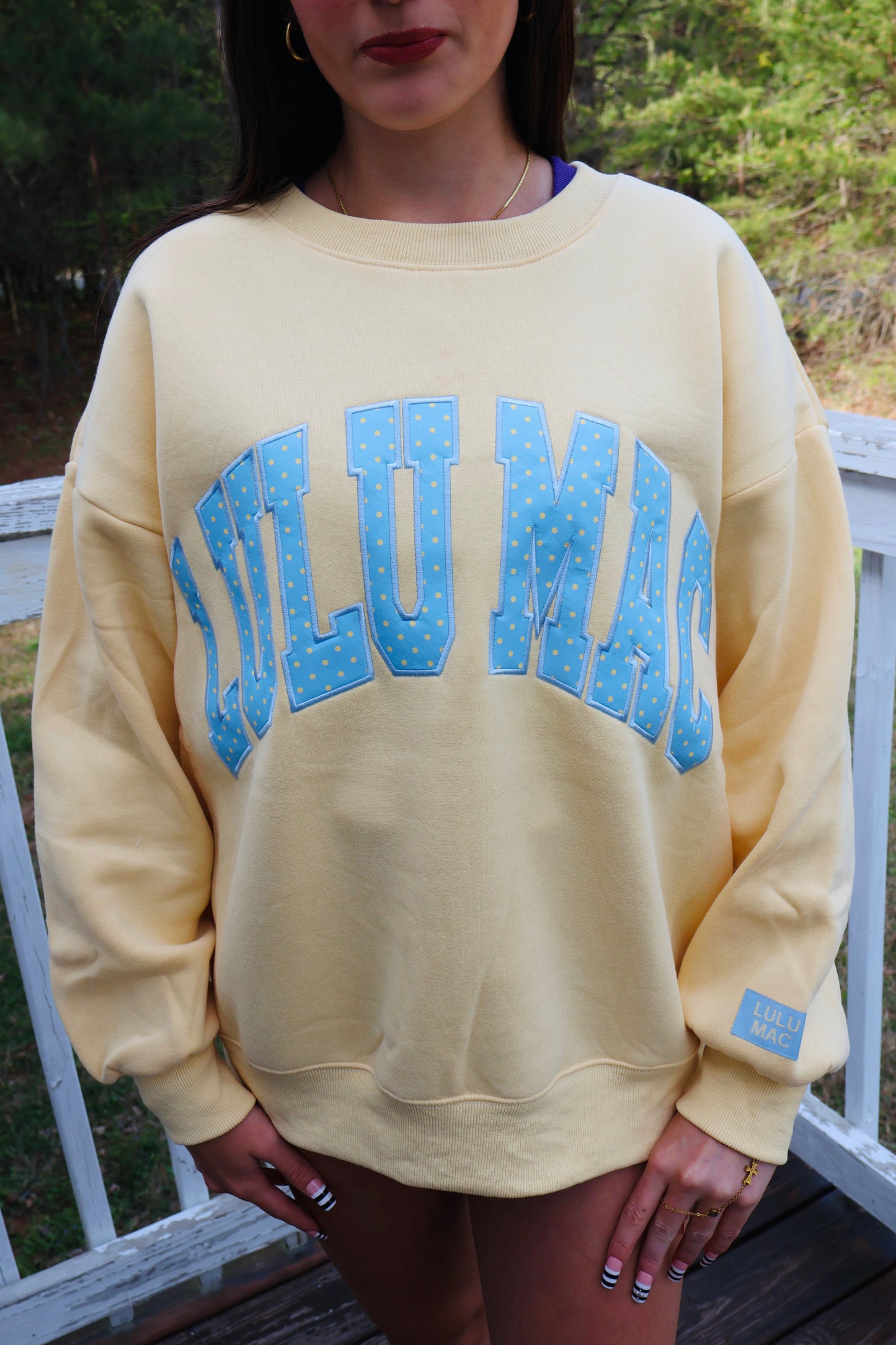 Yellow Polkadot Sweatshirt