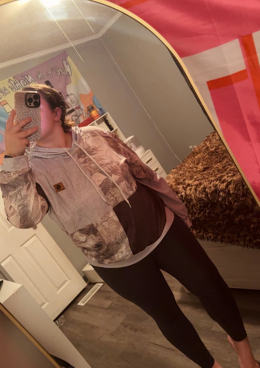 The camo hoodie