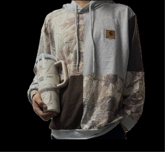 Men camo pullover
