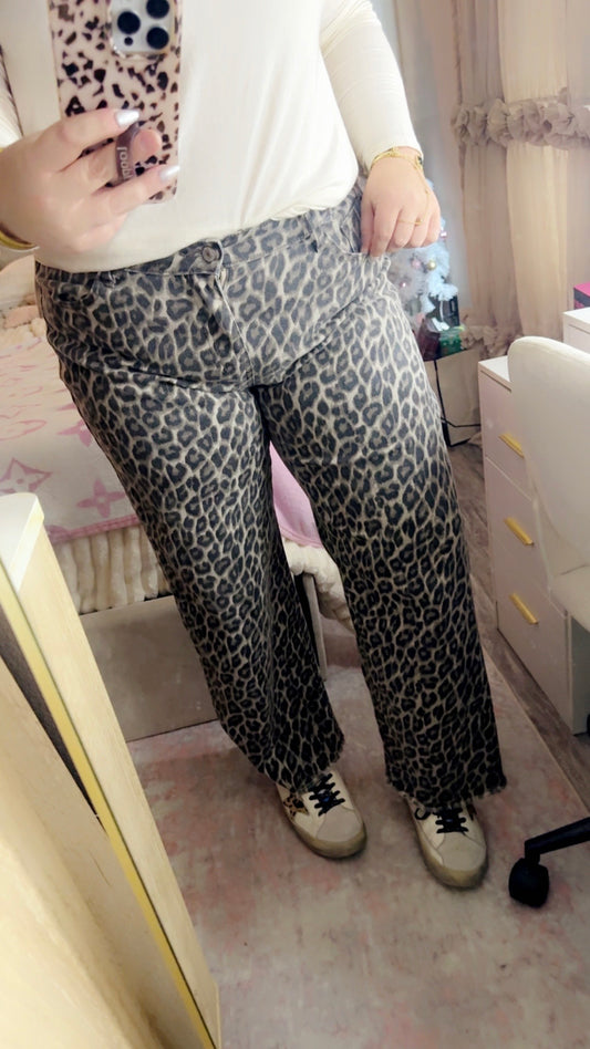 Cheetah pants