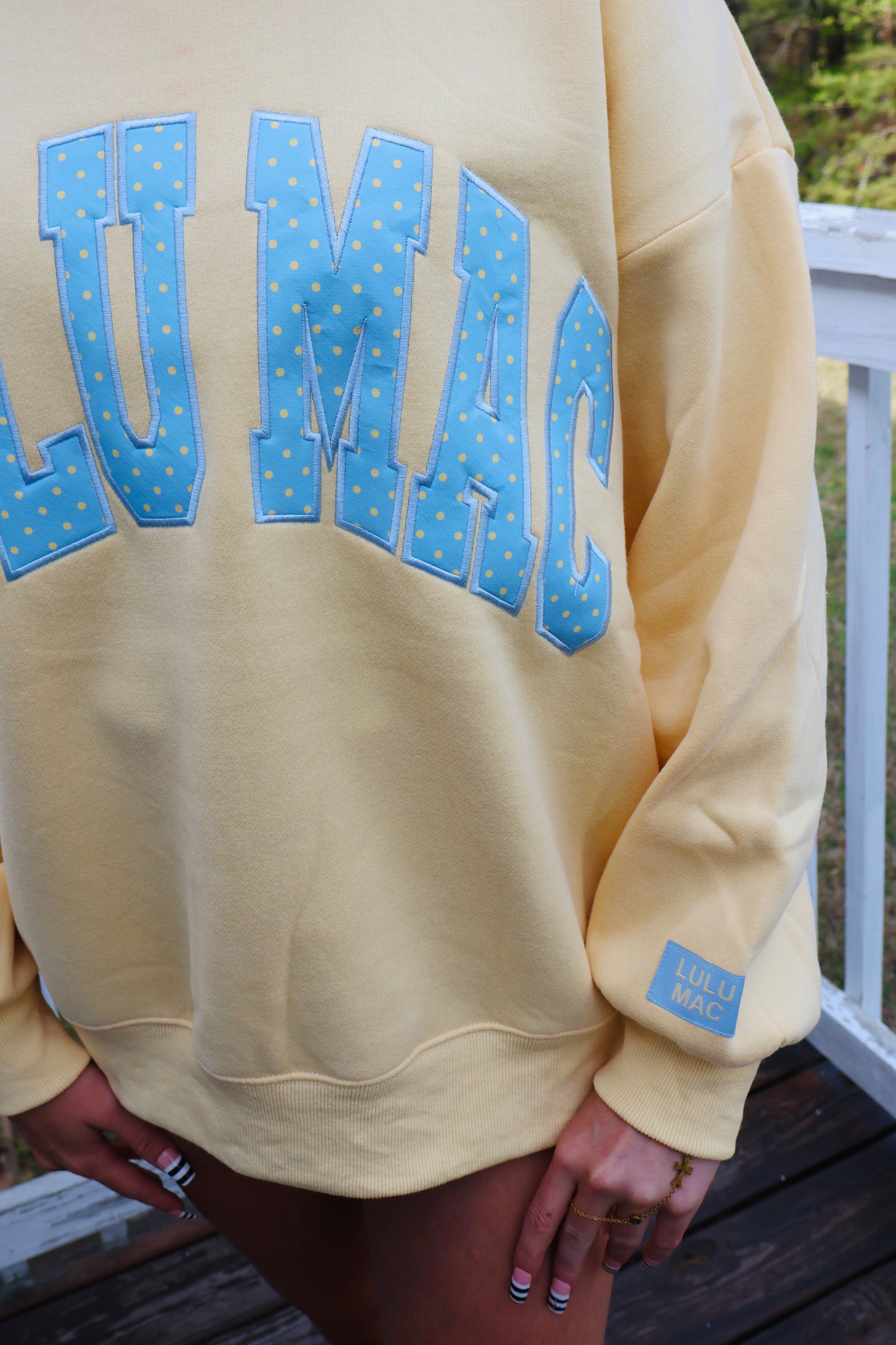 Yellow Polkadot Sweatshirt