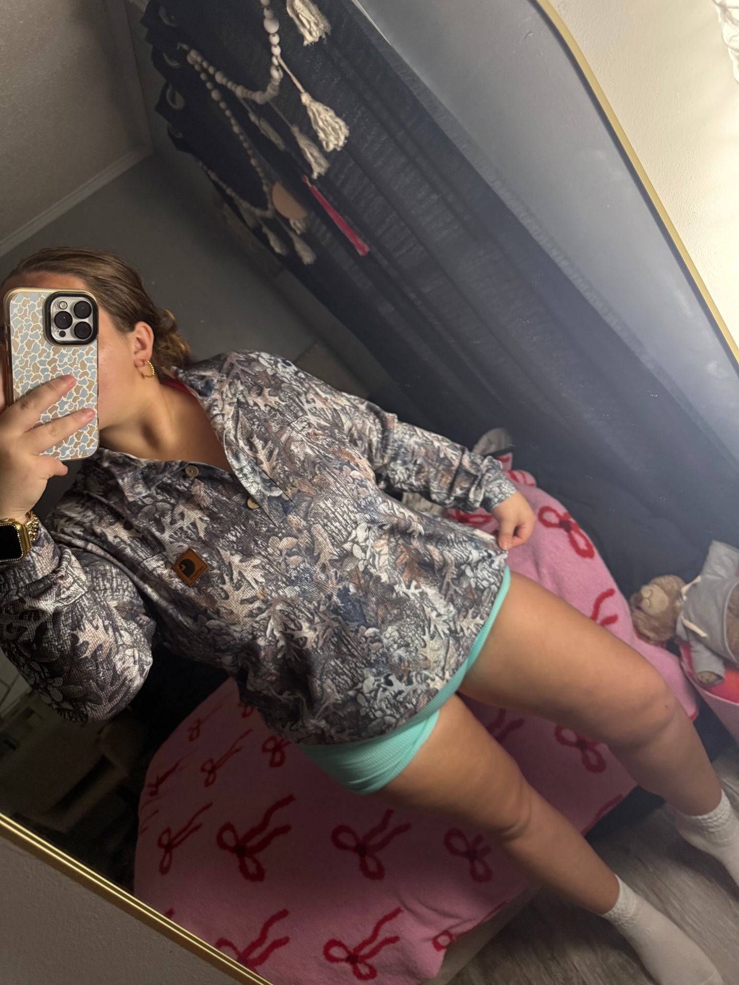 Camo pullover