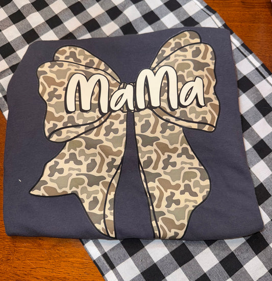 Comfort Color Camo Mama Tee